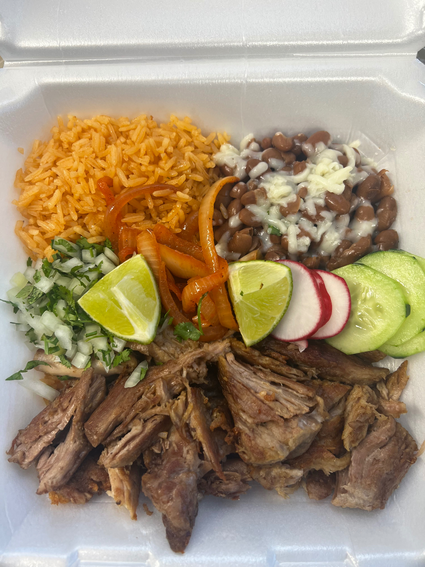 Plato de Carnitas