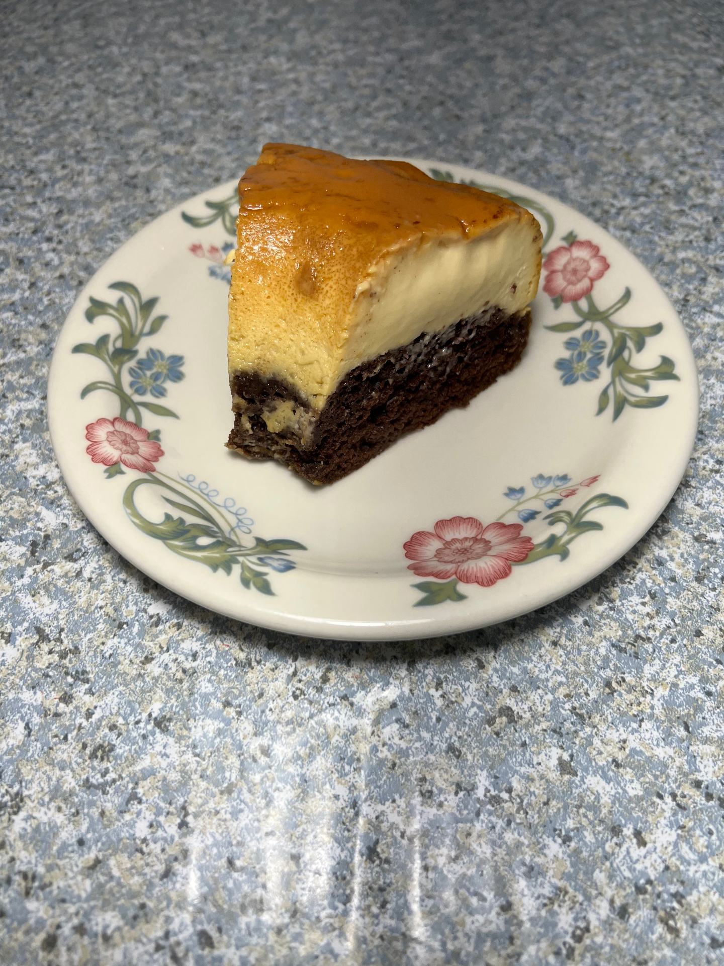 Choco flan — chocolate + flan